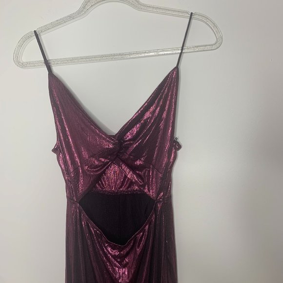 NEW Superdown Emerson metallic foil jumpsuit Small 🌟 - Picture 5 of 12